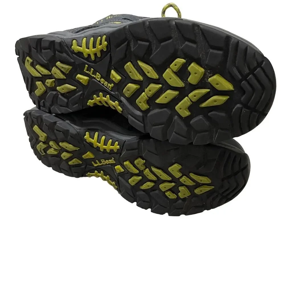 L.L.Bean Kids' Trail Model Hikers Green Gray Size 6